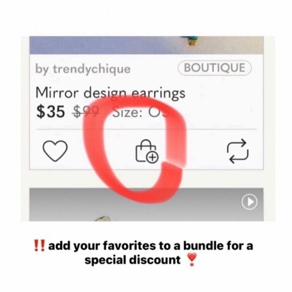 Flower statement earrings in gold #197 - Picture 6 of 6